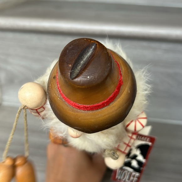 🖤Michael Wolfe 11.5” Christmas Nutcracker Fisherman - Picture 10 of 17